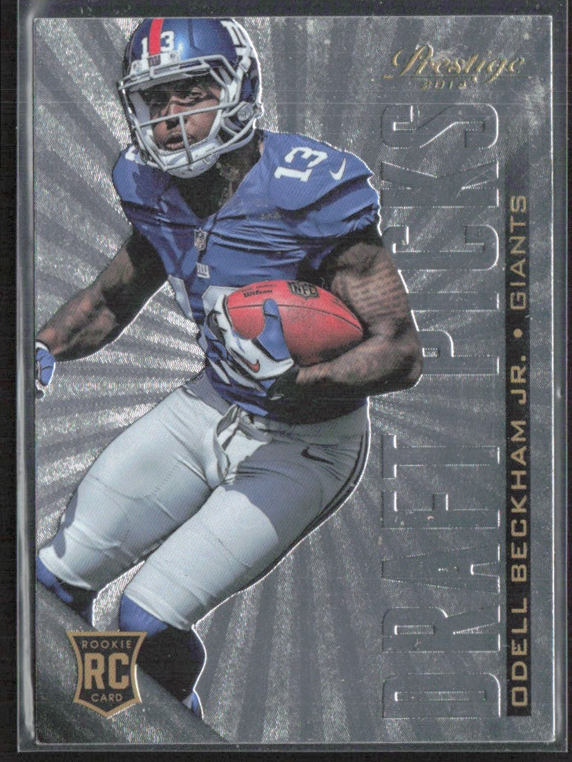 Odell Beckham Jr. 2014 Panini Prestige Draft Picks RC #DP15 New York Giants