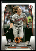 Gunnar Henderson 2023 Bowman RC #65 Baltimore Orioles