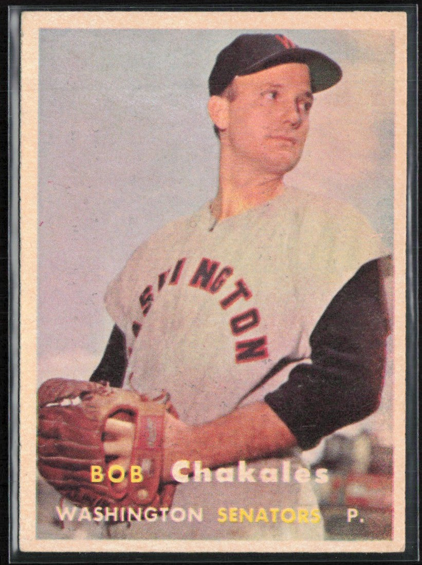 Bob Chakales 1957 Topps #261 Washington Senators