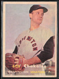 Bob Chakales 1957 Topps #261 Washington Senators
