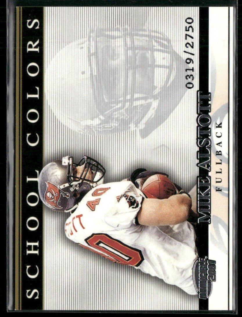 Mike Alstott 2001 Pacific Invincible School Colors /2750 #40