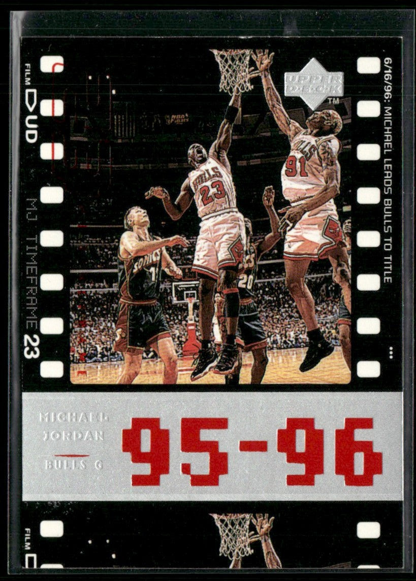 Michael Jordan 1998 Upper Deck MJ TimeFrame #96 Chicago Bulls