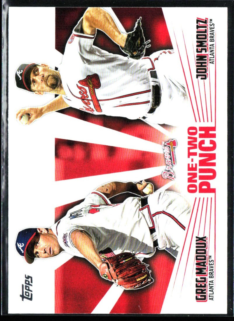 John Smoltz/Greg Maddux 2023 Topps One-Two Punch #12P-20 Atlanta Braves
