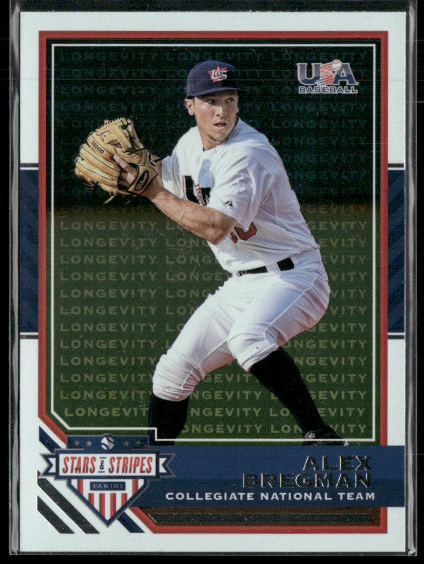 Alex Bregman 2017 Panini Stars and Stripes Longevity #95 USA