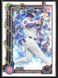Pete Crow-Armstrong 2025 Topps Holiday Candy Cane Bat SP #H41 Chicago Cubs