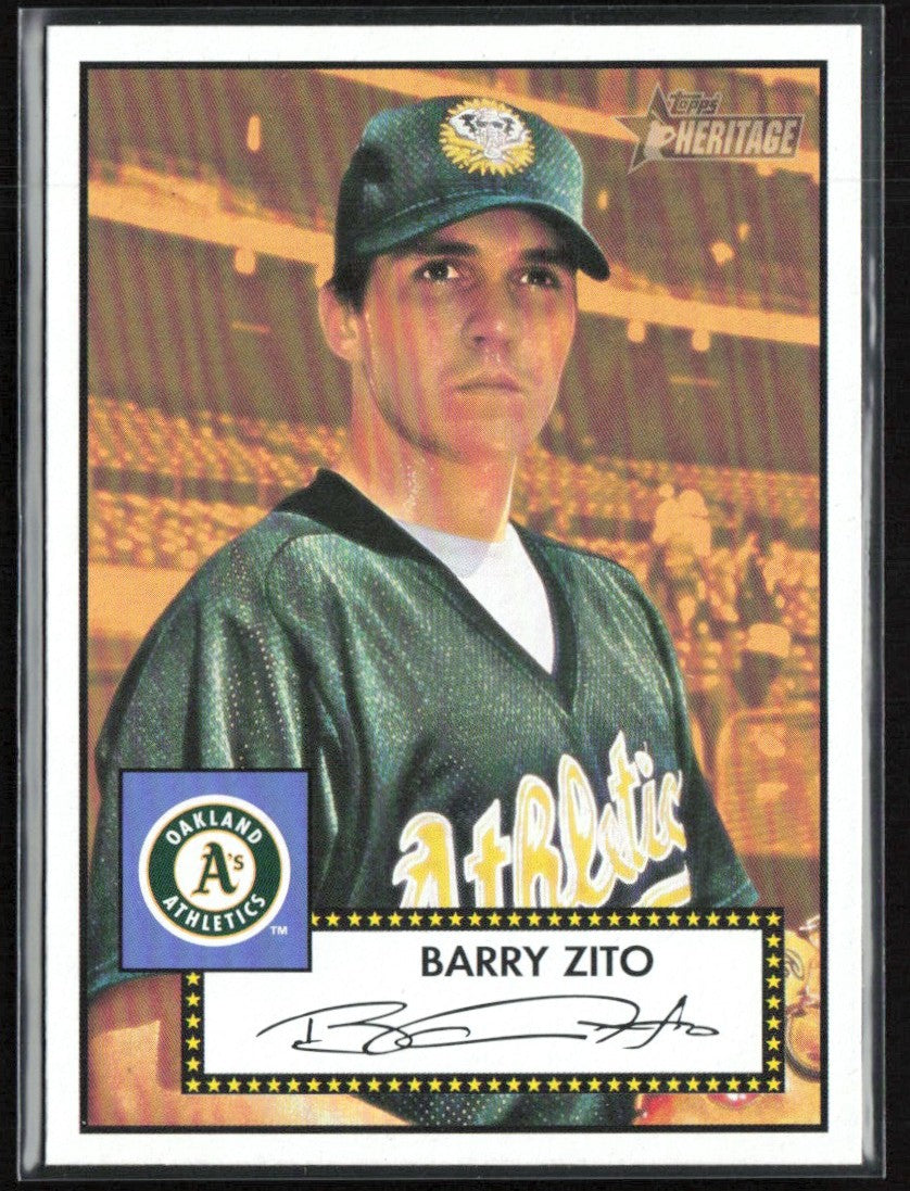 Barry Zito 2001 Topps Heritage Black Back #74