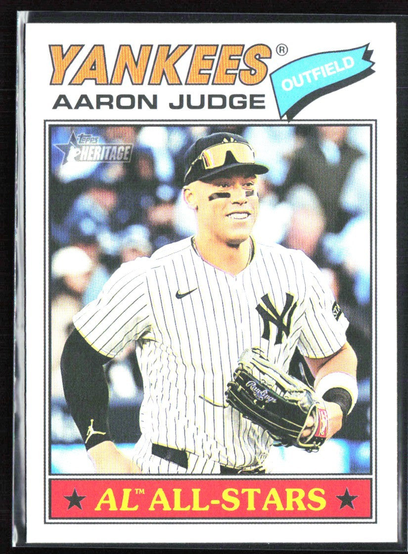 Aaron Judge 2026 Topps Heritage #10 New York Yankees