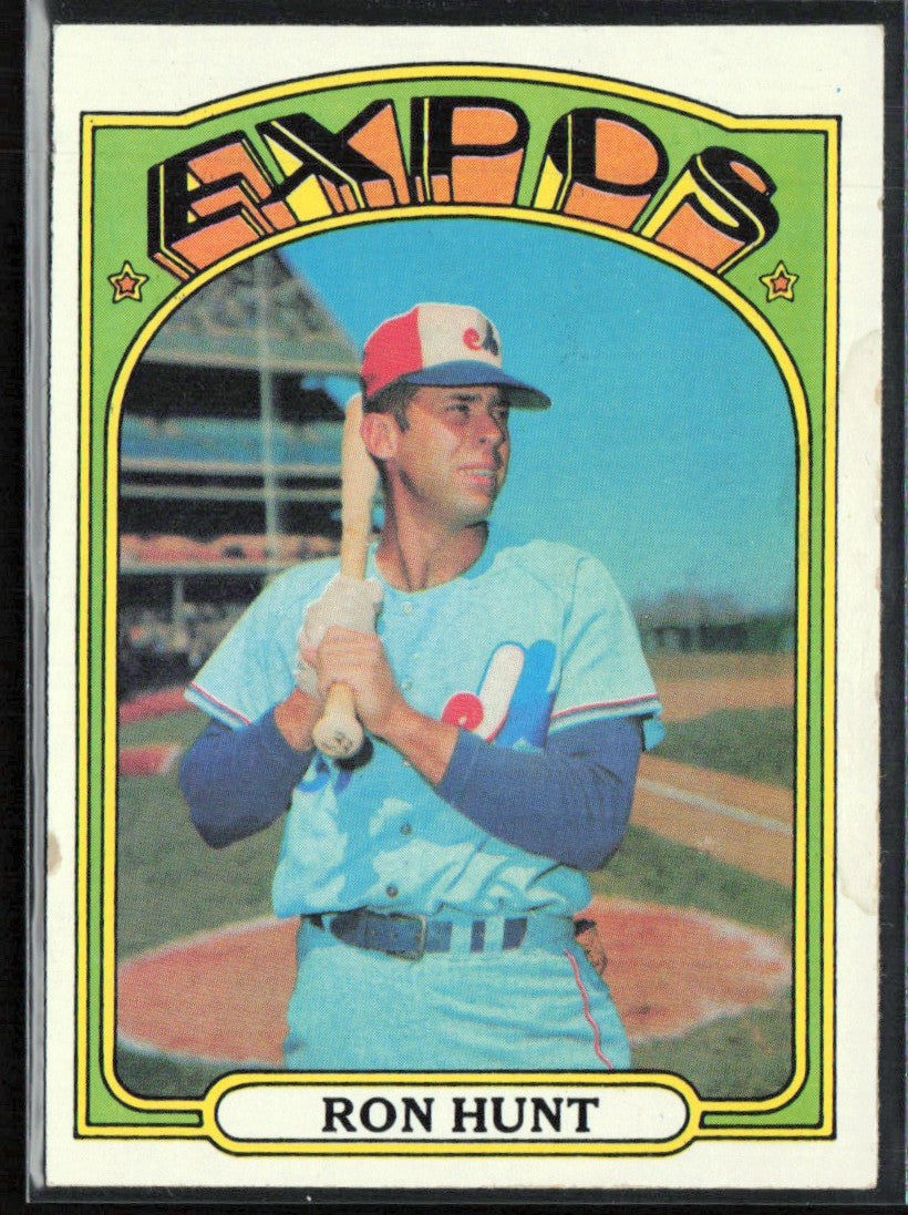 Ron Hunt 1972 Topps #110 Montreal Expos