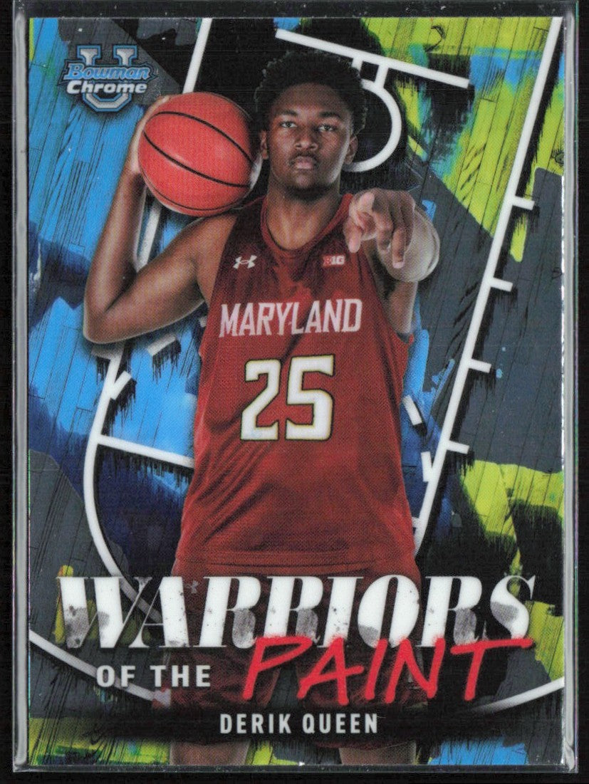 Derik Queen 2024 Bowman U Chrome Warriors in the Paint #WP-2 Maryland Terrapins