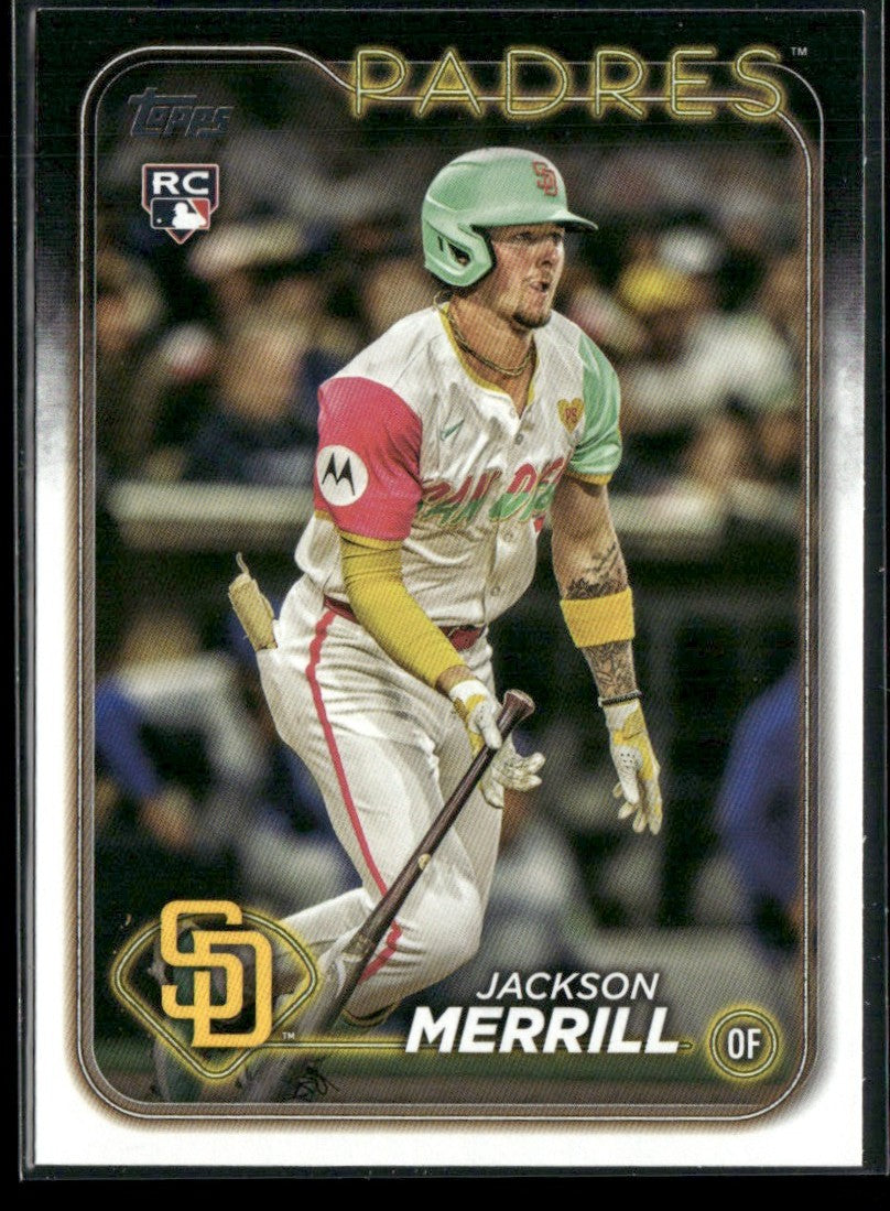Jackson Merrill 2024 Topps Update RC #US210 San Diego Padres