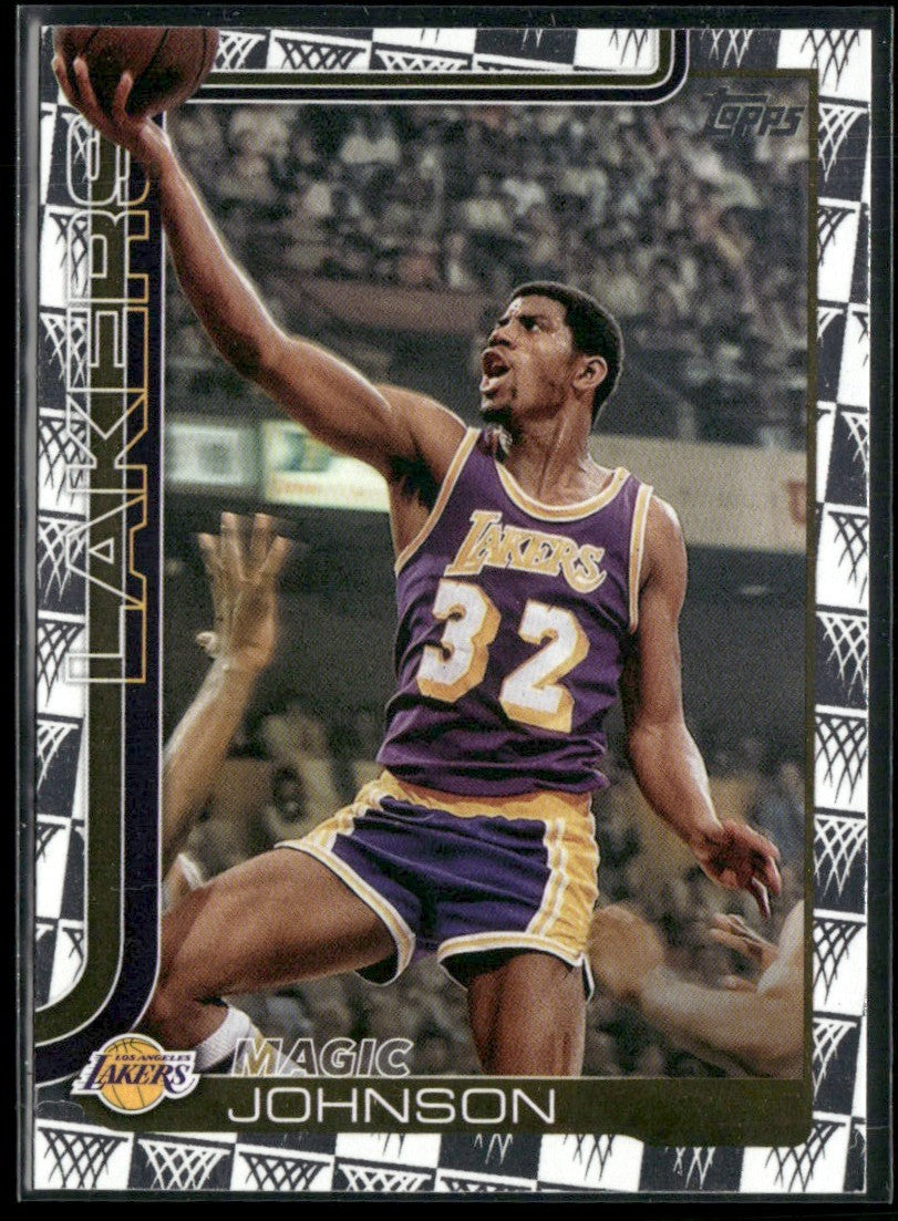 Magic Johnson 2025 Topps Season Tip Off #255 Los Angeles Lakers