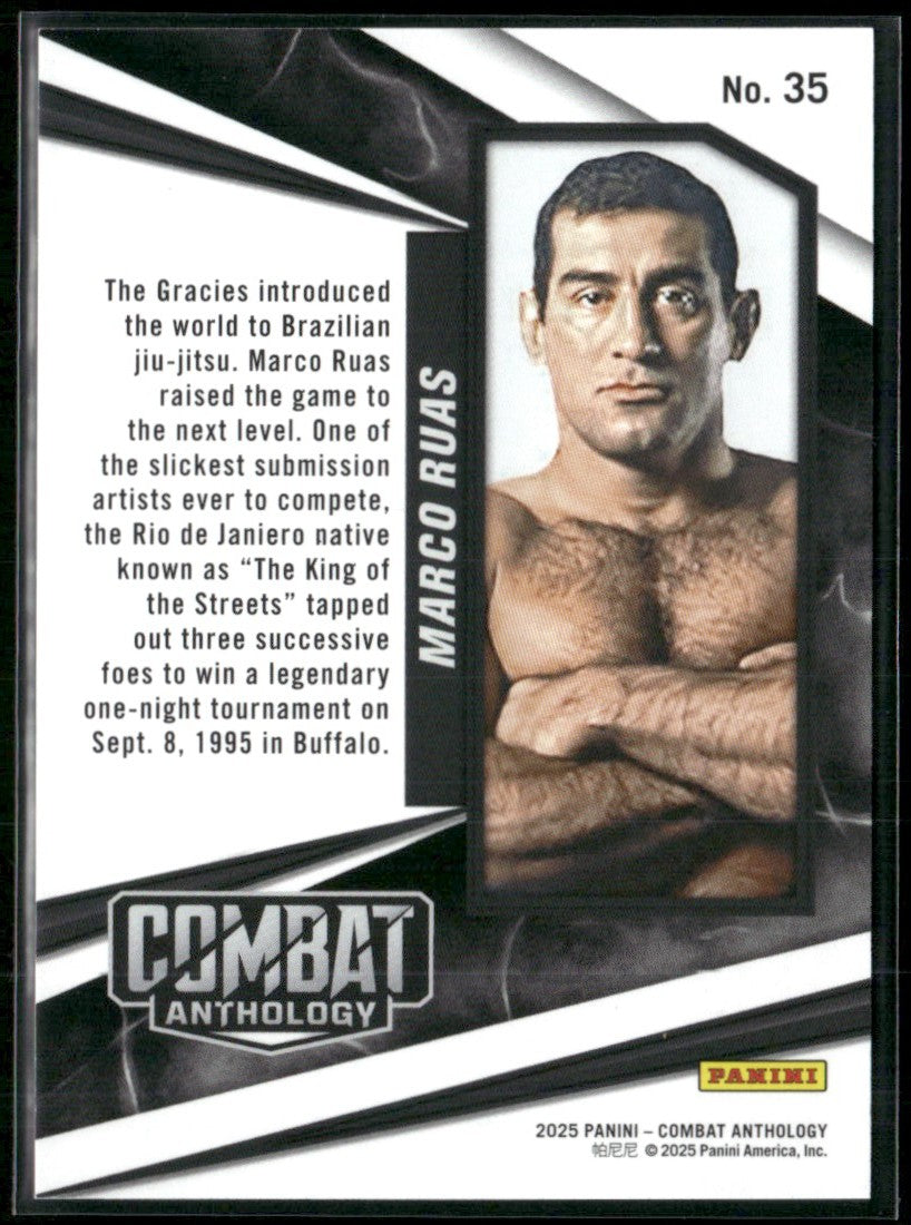 Marco Ruas 2025 Panini Combat Anthology Red /199 #35