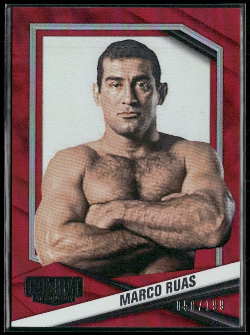 Marco Ruas 2025 Panini Combat Anthology Red /199 #35
