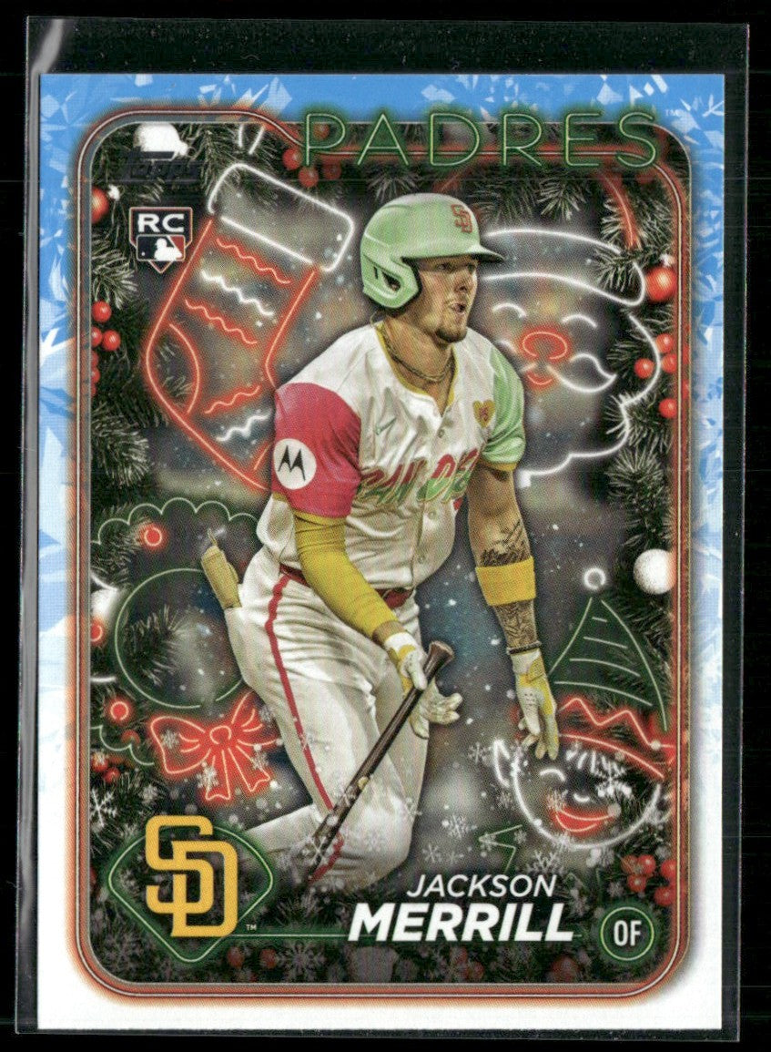 Jackson Merrill 2024 Topps Holiday RC #H160 San Diego Padres