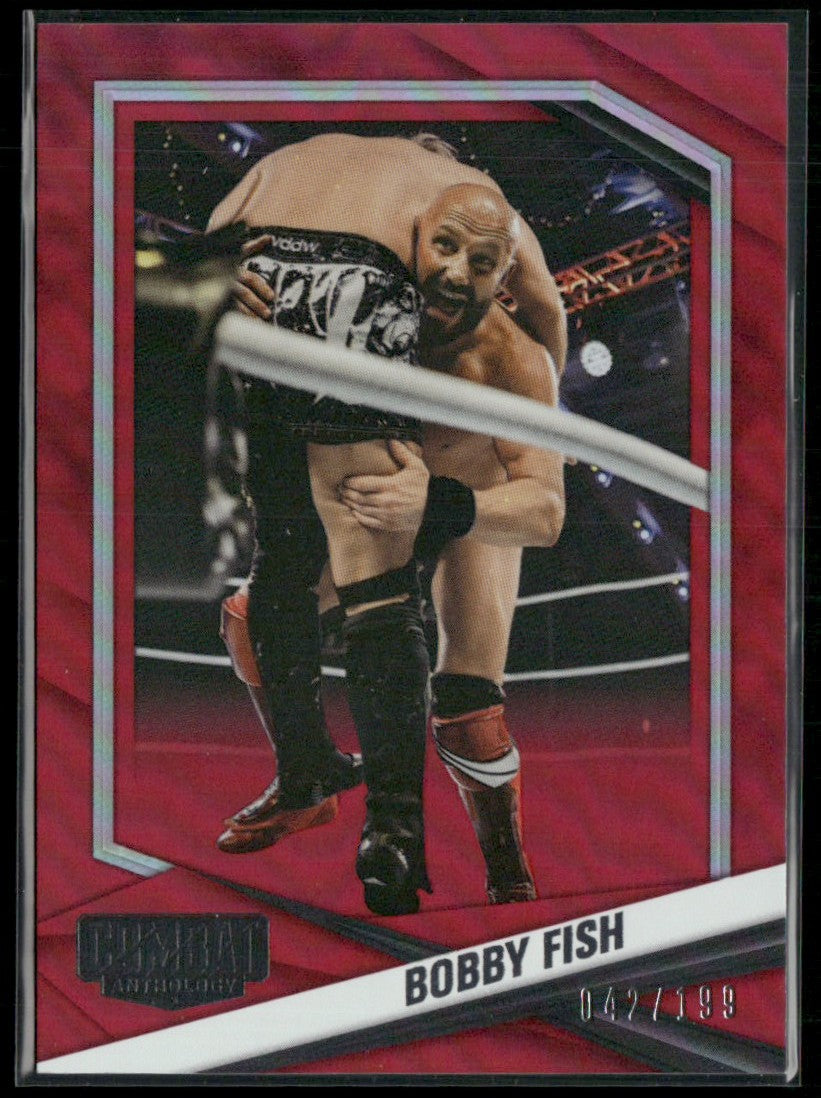 Bobby Fish 2025 Panini Combat Anthology Red /199 #49