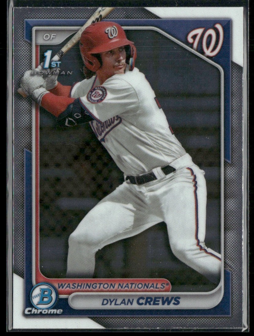 Dylan Crews 2024 Bowman Chrome 1st #BCP-23 Washington Nationals