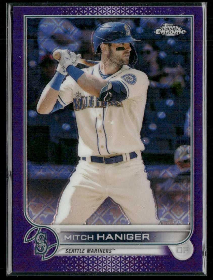 99 2022 Topps Chrome Logofractor Purple /250 #21 Seattle Mariners