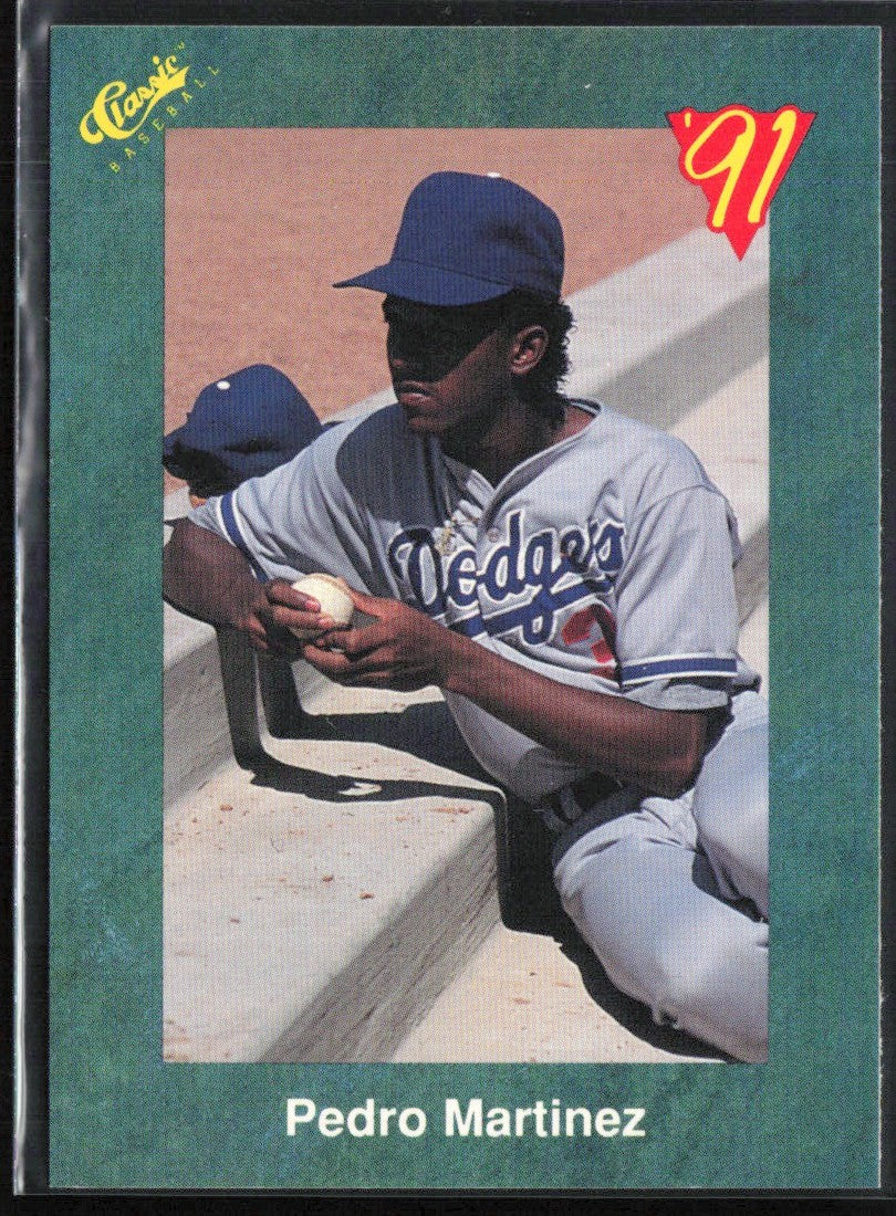 Pedro Martinez 1991 Classic Baseball RC #T55 Los Angeles Dodgers