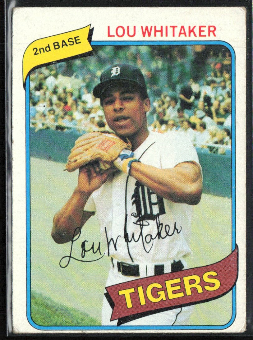 Lou Whitaker 1980 Topps #358 Detroit Tigers
