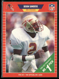 Deion Sanders 1989 Pro Set RC #486 Atlanta Falcons