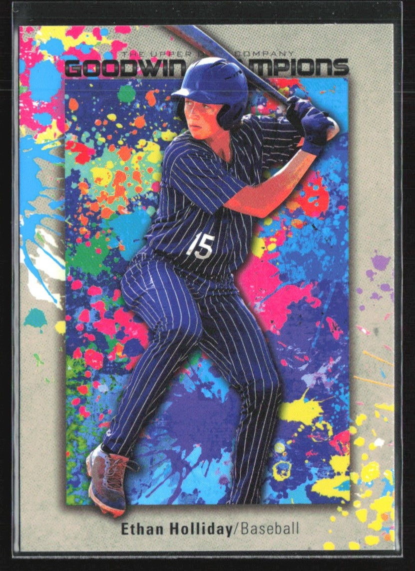 Ethan Holliday 2024 Upper Deck Goodwin Champions Splash of Color #142