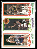 Jan van Breda Kolff/George Gervin/Johnny Davis 1980 Topps #162/204/117