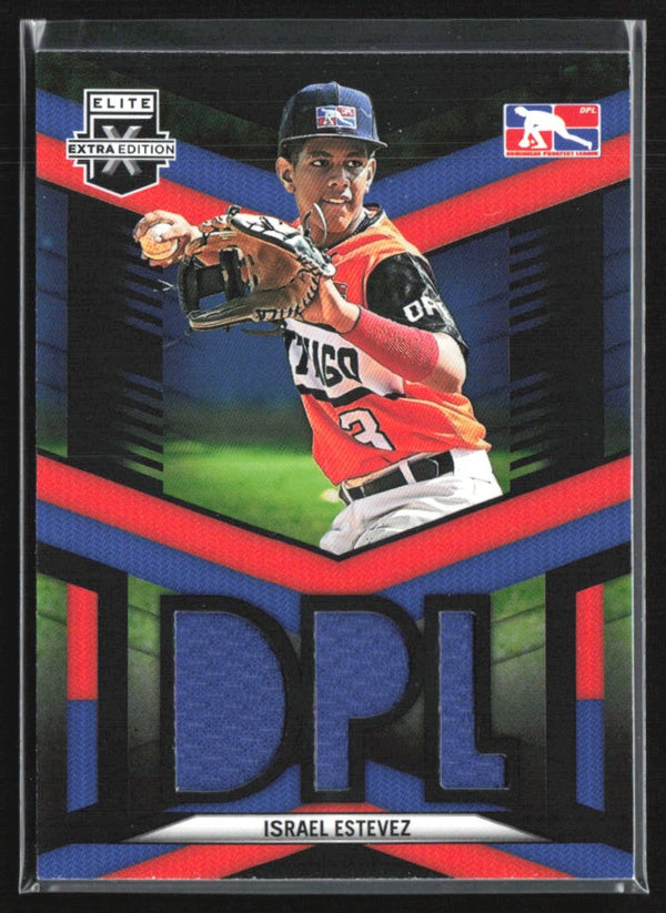 Israel Estevez 2023 Panini Elite Extra Edition DPL Materials Jersey #DPM-IE DPL