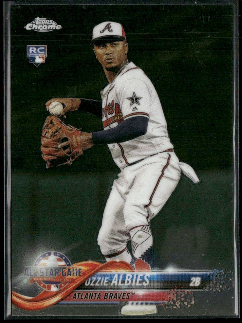 Ozzie Albies 2018 Topps Chrome Update RC #HMT76 Atlanta Braves