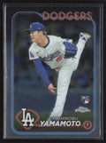 Yoshinobu Yamamoto 2024 Topps Chrome RC #18 Los Angeles Dodgers