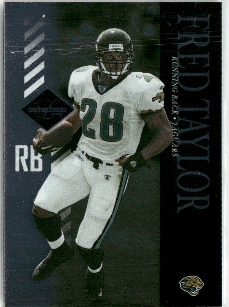 Fred Taylor 2003 Leaf Limited /999 #44 Jacksonville Jaguars
