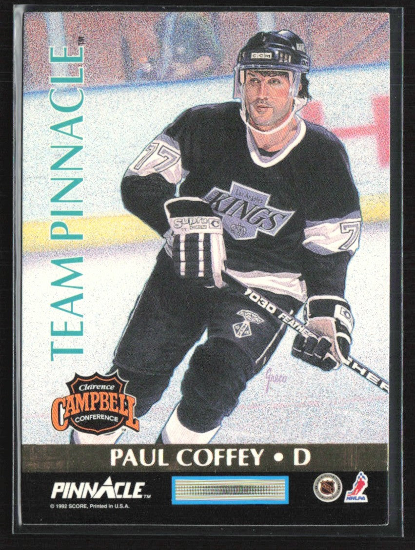 Brian Leetch/Paul Coffey 1992 Pinnacle Team Pinnacle #3