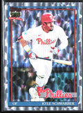 Kyle Schwarber 2026 Topps 1991 Crackle Foilboard #T91-5 Philadelphia Phillies