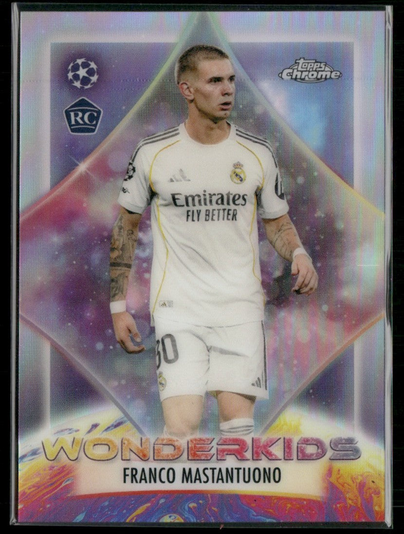 Franco Mastantuono 2025 Topps Chrome Wonderkids RC #WK-7