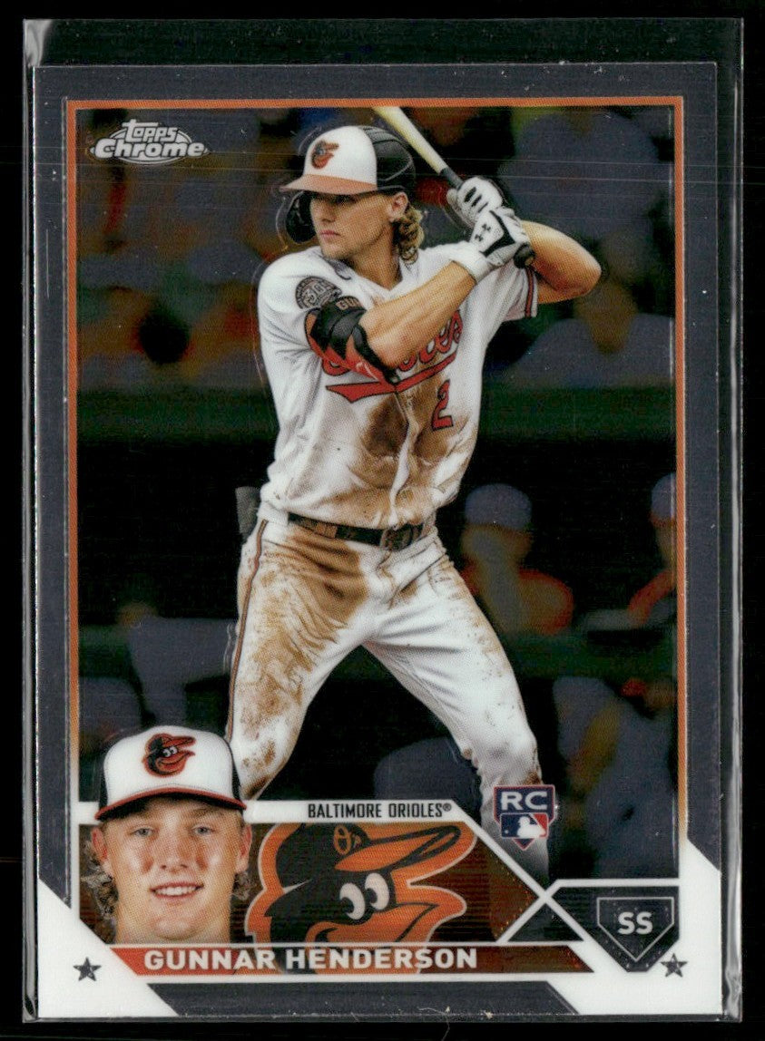 Gunnar Henderson 2023 Topps Chrome RC #2 Baltimore Orioles