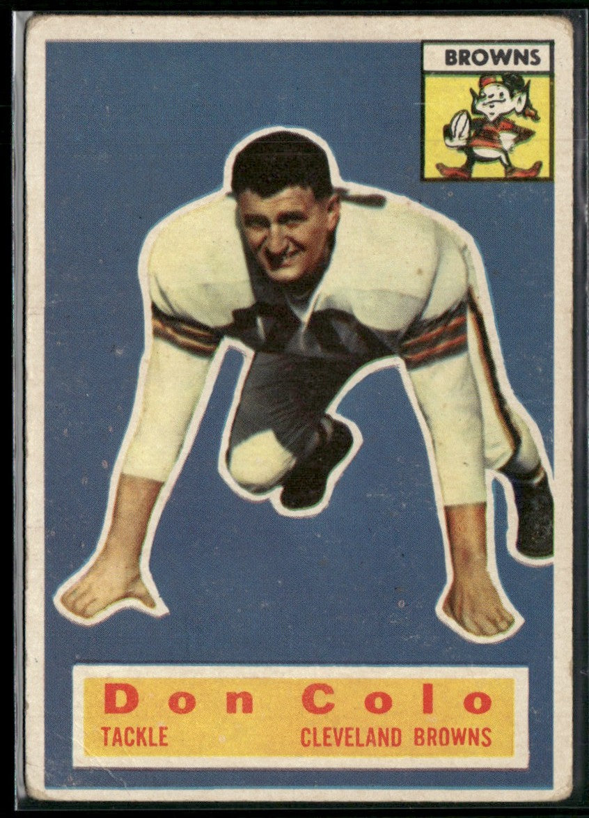 Don Colo 1956 Topps #57 Cleveland Browns