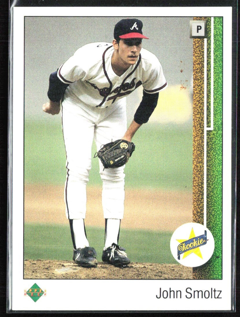 John Smoltz 1989 Upper Deck RC #17 Atlanta Braves