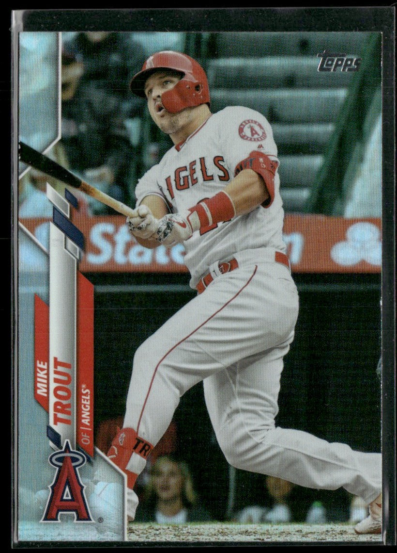 Mike Trout 2020 Topps Rainbow Foil #1 Los Angeles Angels