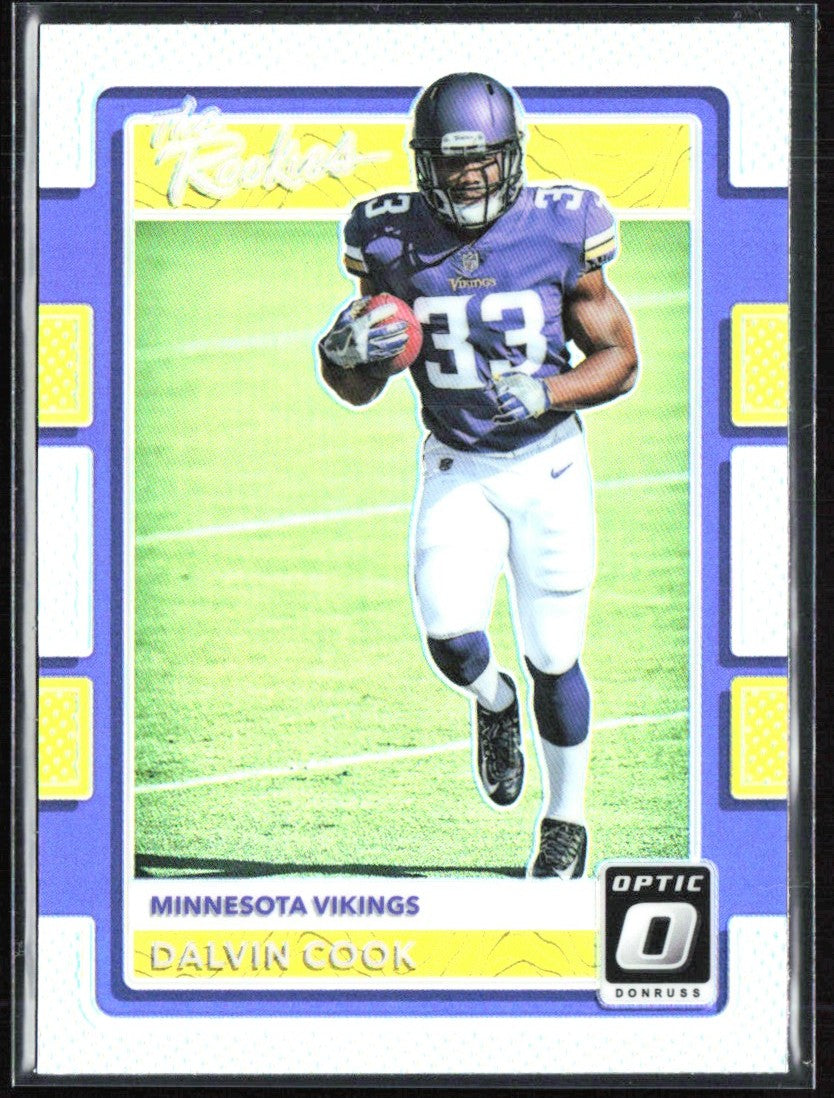 Dalvin Cook 2017 Donruss Optic Silver Holo Prizm RC #13 Minnesota Vikings