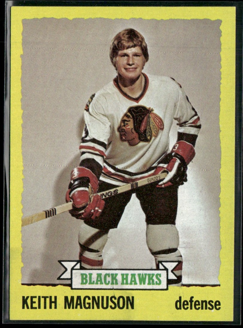 Keith Magnuson 1973 Topps #44 Chicago Blackhawks
