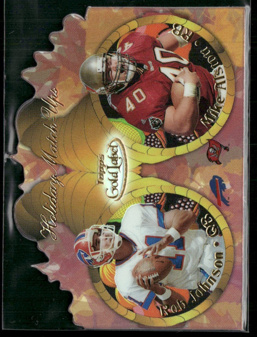 Mike Alstott Rob Johnson 2000 Topps Gold Label Holiday Match-Ups #T4