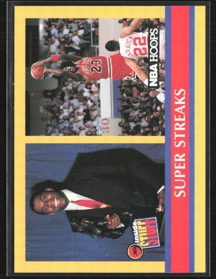 Magic Johnson/Michael Jordan 1990 Hoops Inside Stuff #385