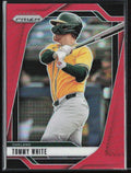 Tommy White 2025 Panini Prizm Red /299 #169 Oakland Athletics