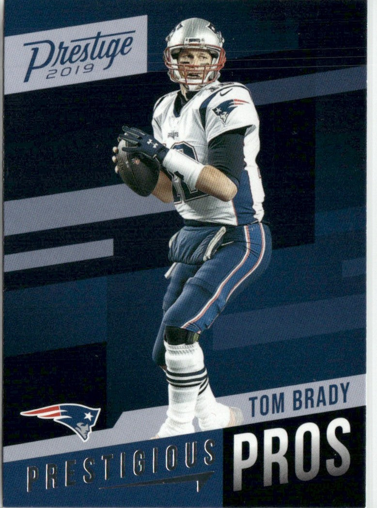 Tom Brady 2019 Panini Prestige Prestigious Pros #PP-TB New England Patriots