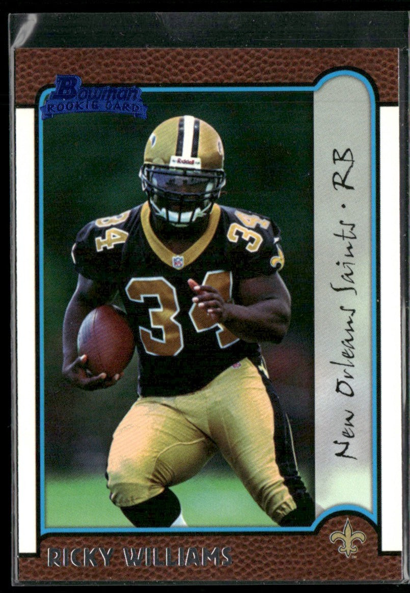 Ricky Williams 1999 Bowman RC #182 New Orleans Saints