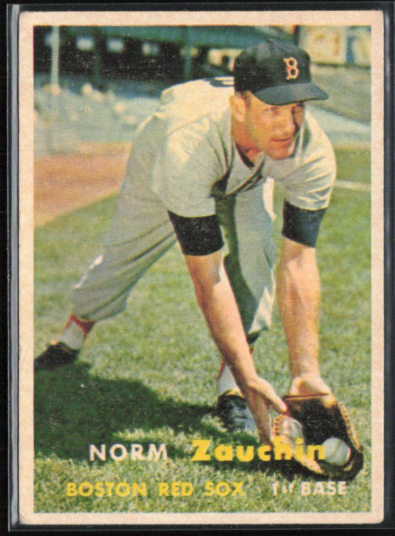 Norm Zauchin 1957 Topps #372 Boston Red Sox