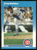 Greg Maddux 1987 Fleer Update #U-68 Chicago Cubs