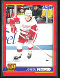 Sergei Fedorov 1991 Score Hot Card #4 Detroit Red Wings