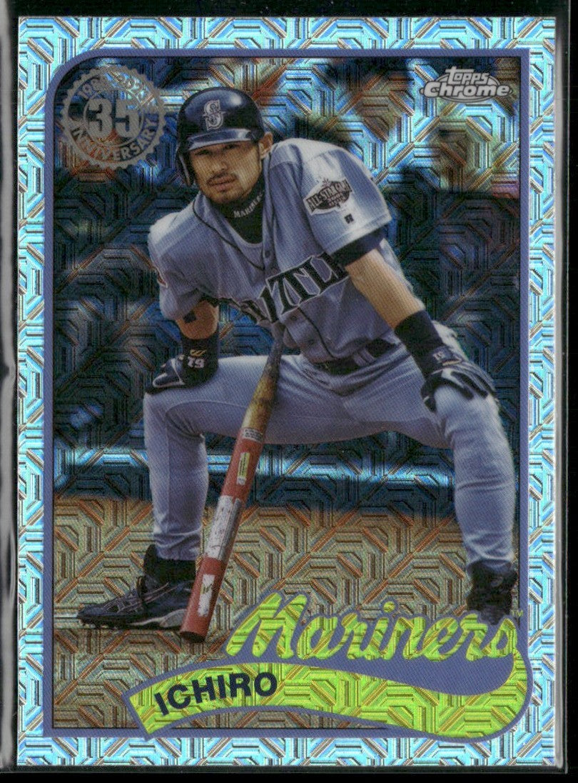 Ichiro 2024 Topps Chrome 1989 Silver Pack Mojo Refractor #T89C-58