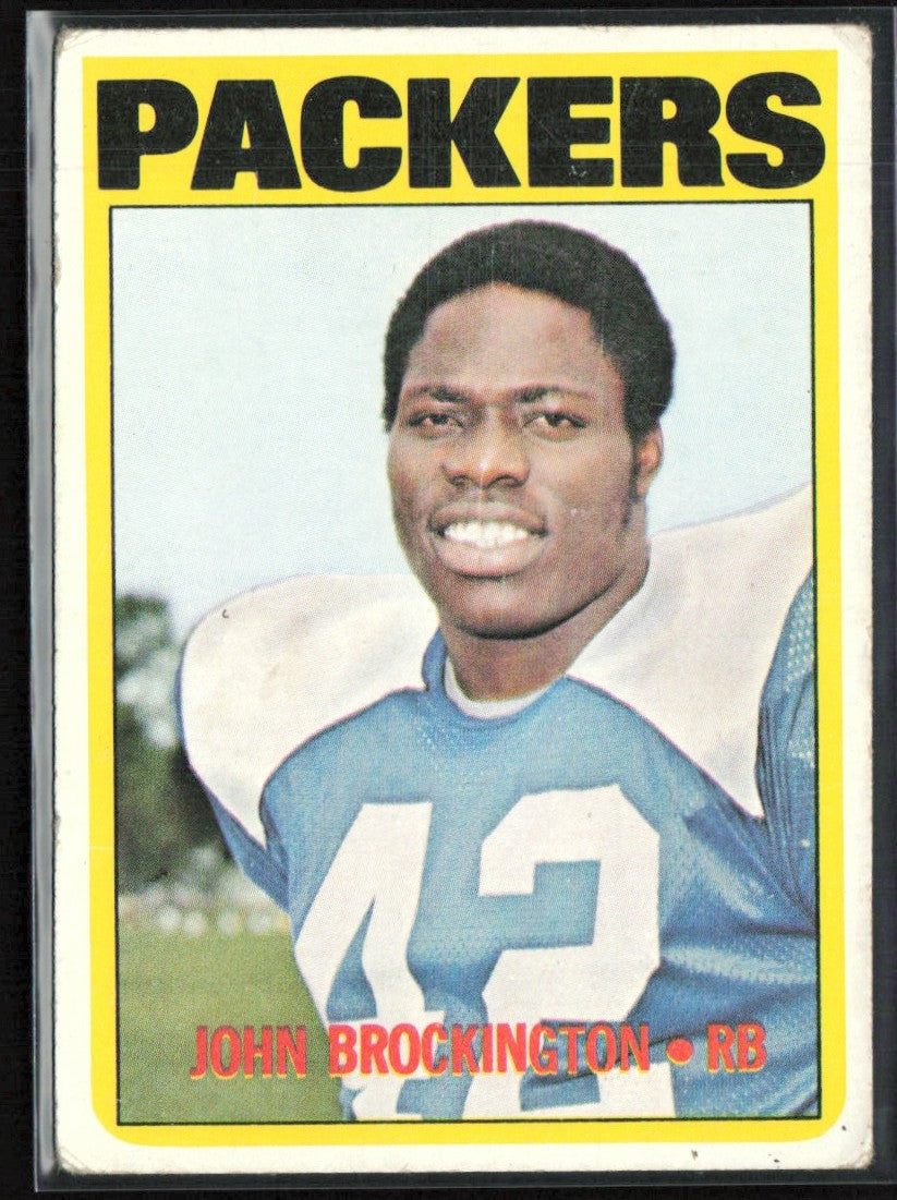 John Brockington 1972 Topps RC #85 Green Bay Packers