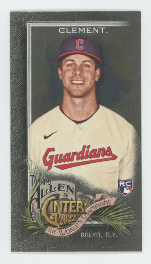 Ernie Clement 2022 Topps Allen & Ginter Mini Black RC #172 Cleveland Guardians